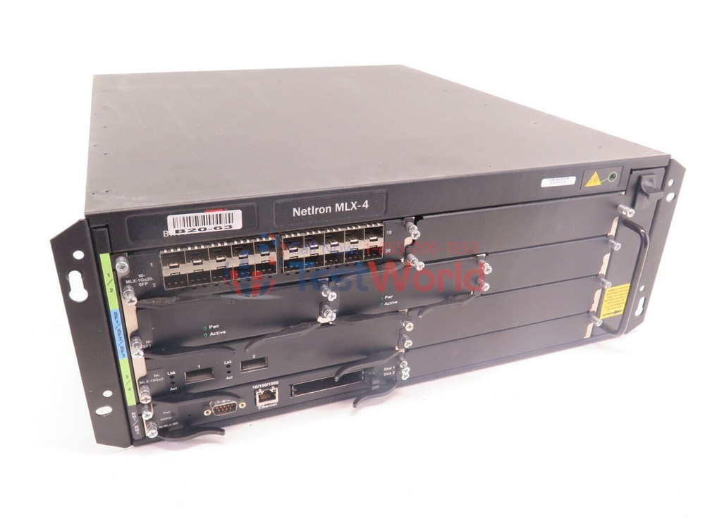 Brocade Foundry NetIron NI-MLX-4-AC Router