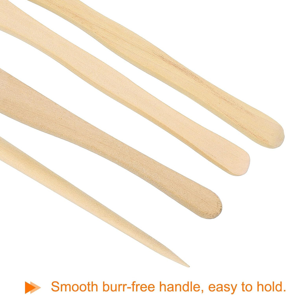 4Pcs Plastic Clay Tools Double-Headed Crafts Modeling Kit Clay Sculpting Tools P