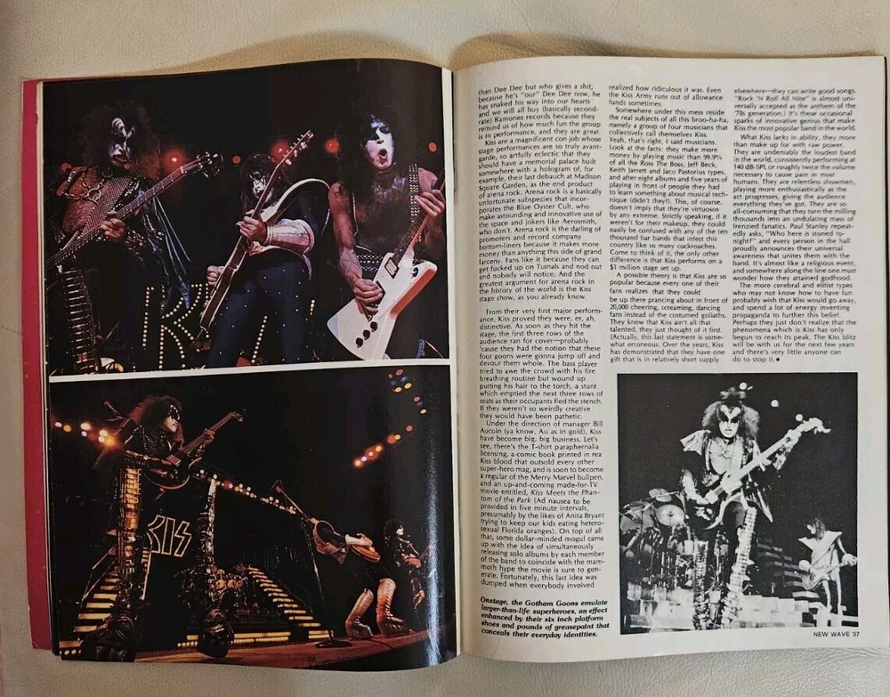 NEW WAVE ROCK Magazine KISS
