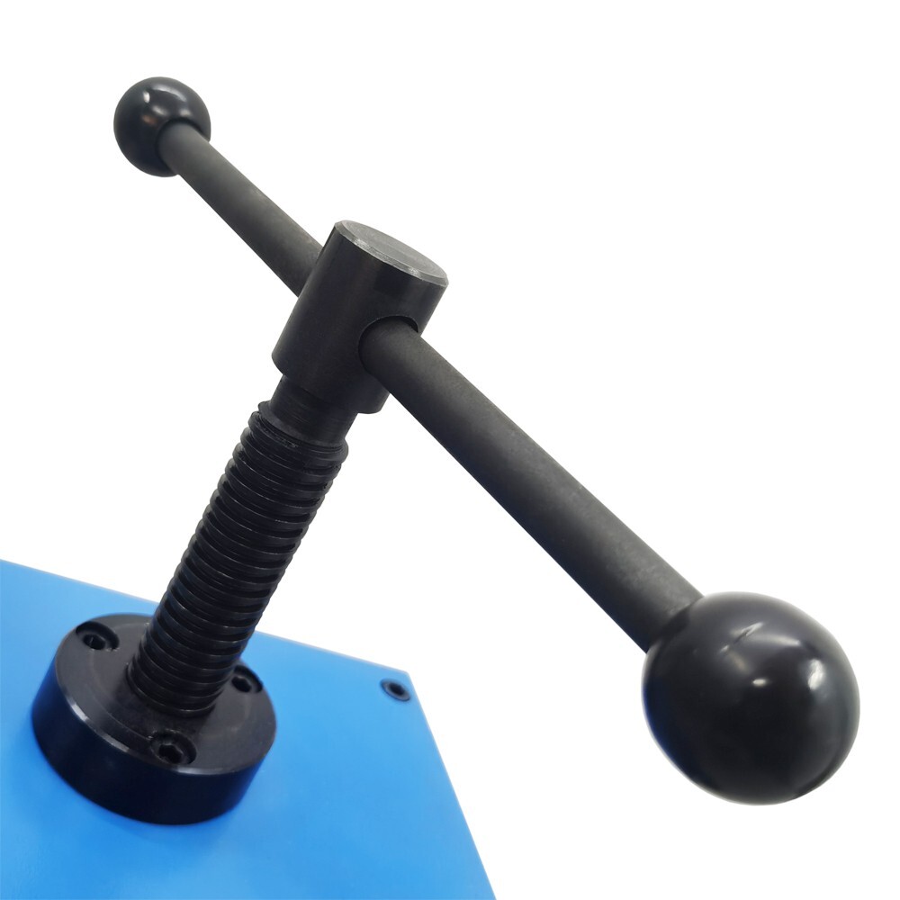 Manual Pipe Tube Bending Machine Ring Roller Bender with Round/Square Dies Set