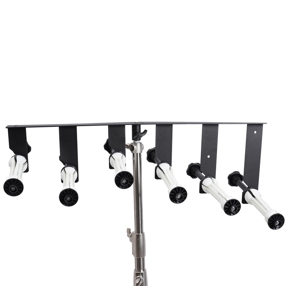 Motorized 6-Roller Backdrop Support System Wall Mount Photo Video w/ Remote