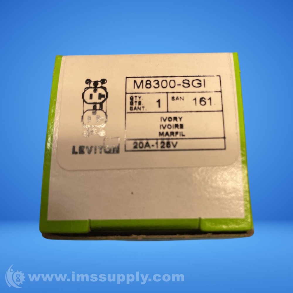 Leviton M8300-SGI Lev-Lok Modular Plug Recepticle FNFP
