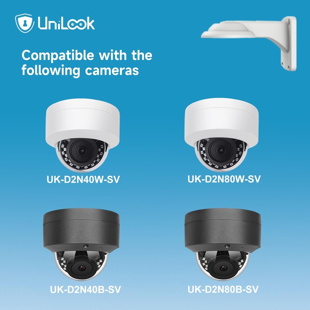 PTZ Camera Mounting Bracket Full Metal Compatible Dome Turret PoE Security