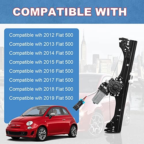 Front Right Power Window Regulator And Motor Assembly Compatible Right-751-649