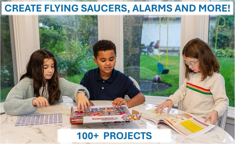 Create Over 100 Projects with Jr. SC-100 Electronics Toy - STEM Fun for Ages 8+
