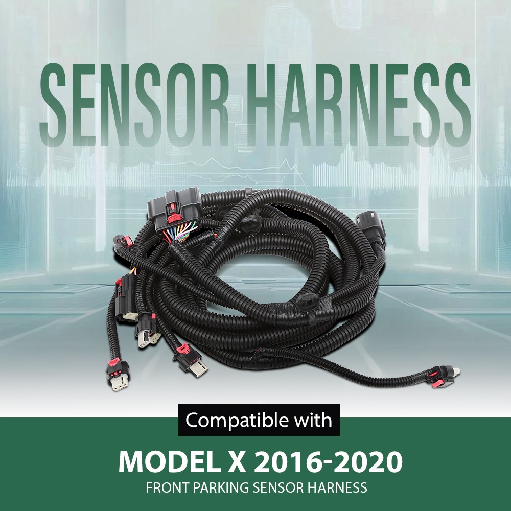 Fit For 2016-2020 Tesla Model X Front Bumper Parking Sensor Harness 1032433-00-G