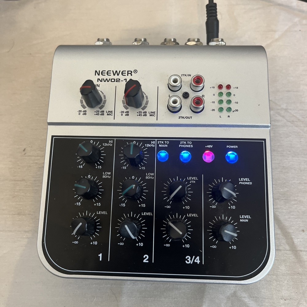 Neewer NW02-1A Mixer w/ Phantom Power