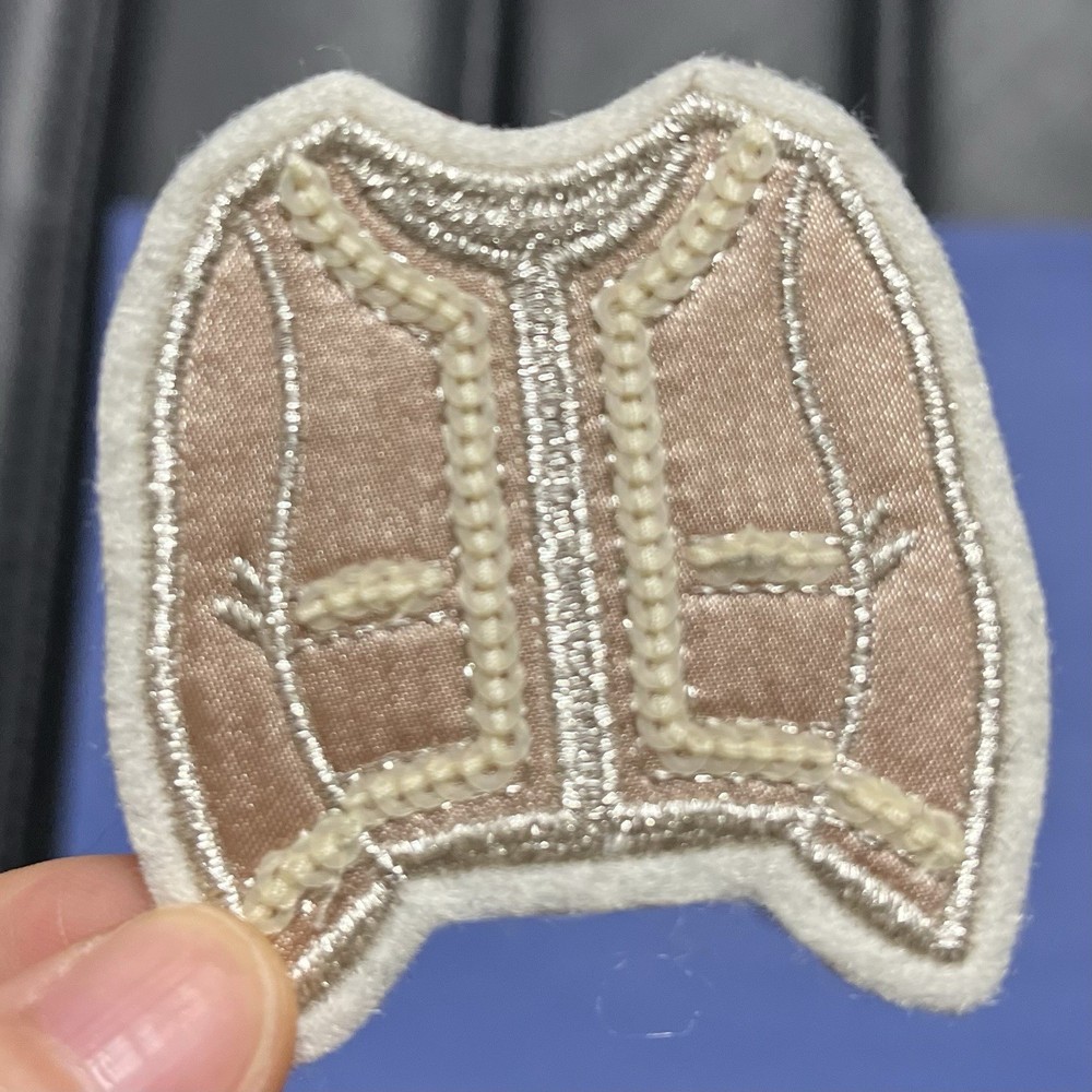 Vintage Boxing Jacket Sequin Patch Sew-On Badge