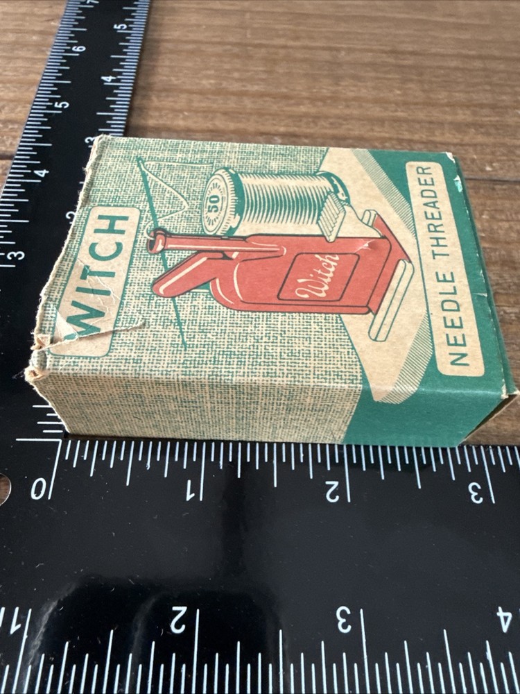 Vintage Witch Automatic Needle Threader w/ lnstructions Germany