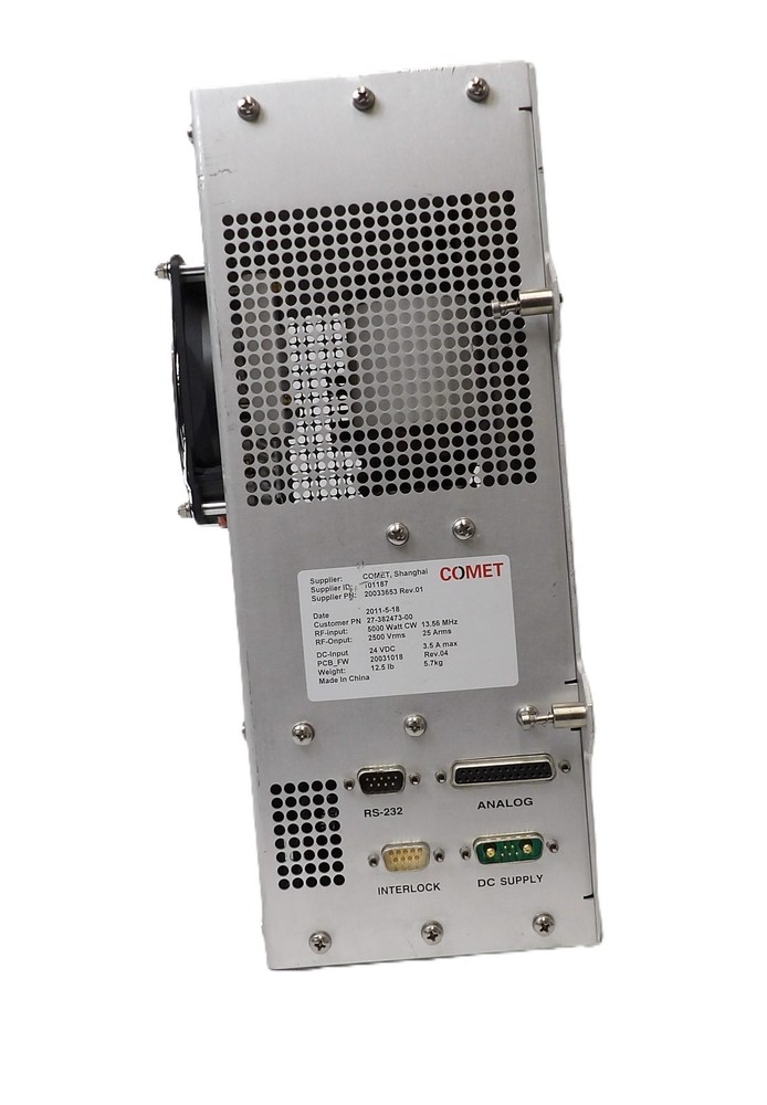 Comet Technologies 20033653 RF Match Lam Research 27-382473-00 Untested As-Is
