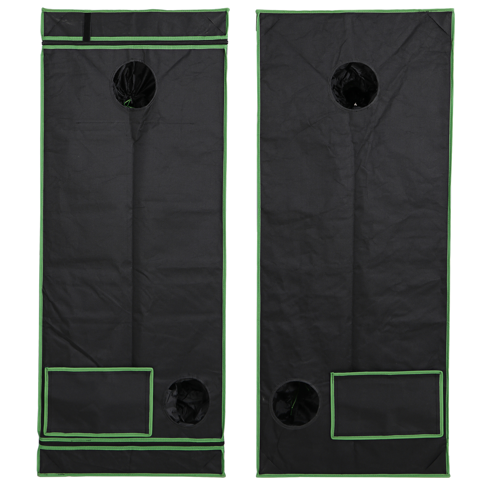 48"x24"x60" Hydroponic Grow Tent Window Floor Tray for Indoor Plant Growing 2x4