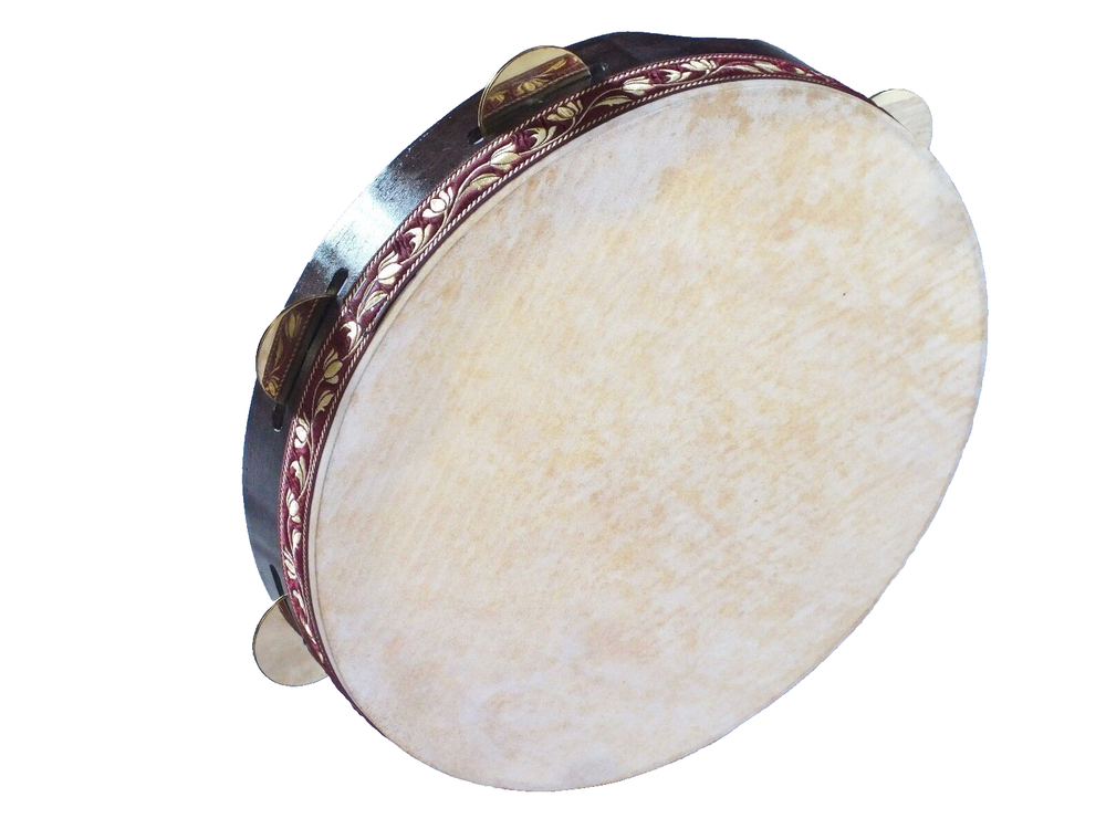 Frame Drum Daf With Cymbals