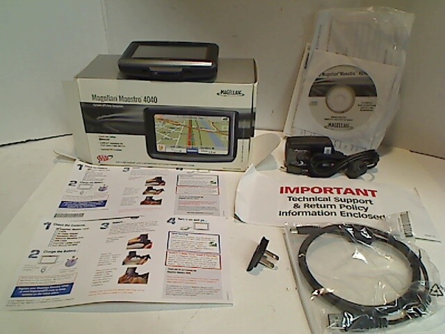 MAGELLAN PORTABLE GPS AUTO NAVIGATION  MAESTRO 4040