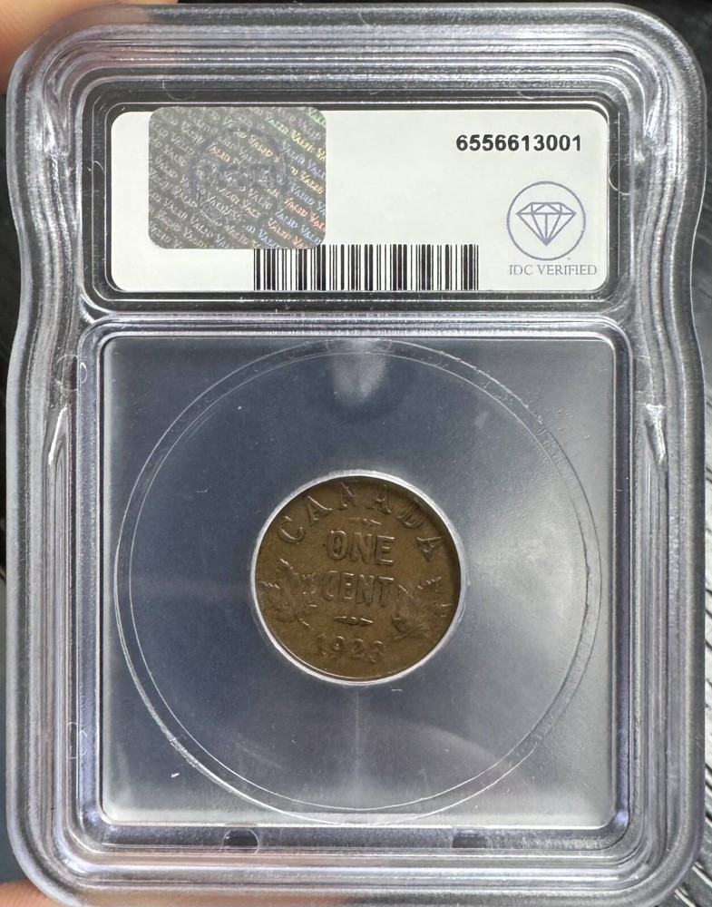 1923 CENT ICG VF-30 IDC Verified