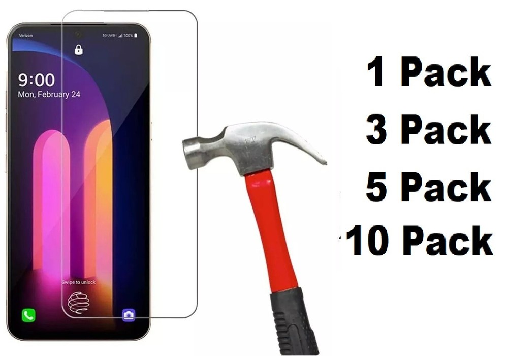 Glass Tempered Screen Protector Compatible with LG V60 ThinQ Anti Scratch