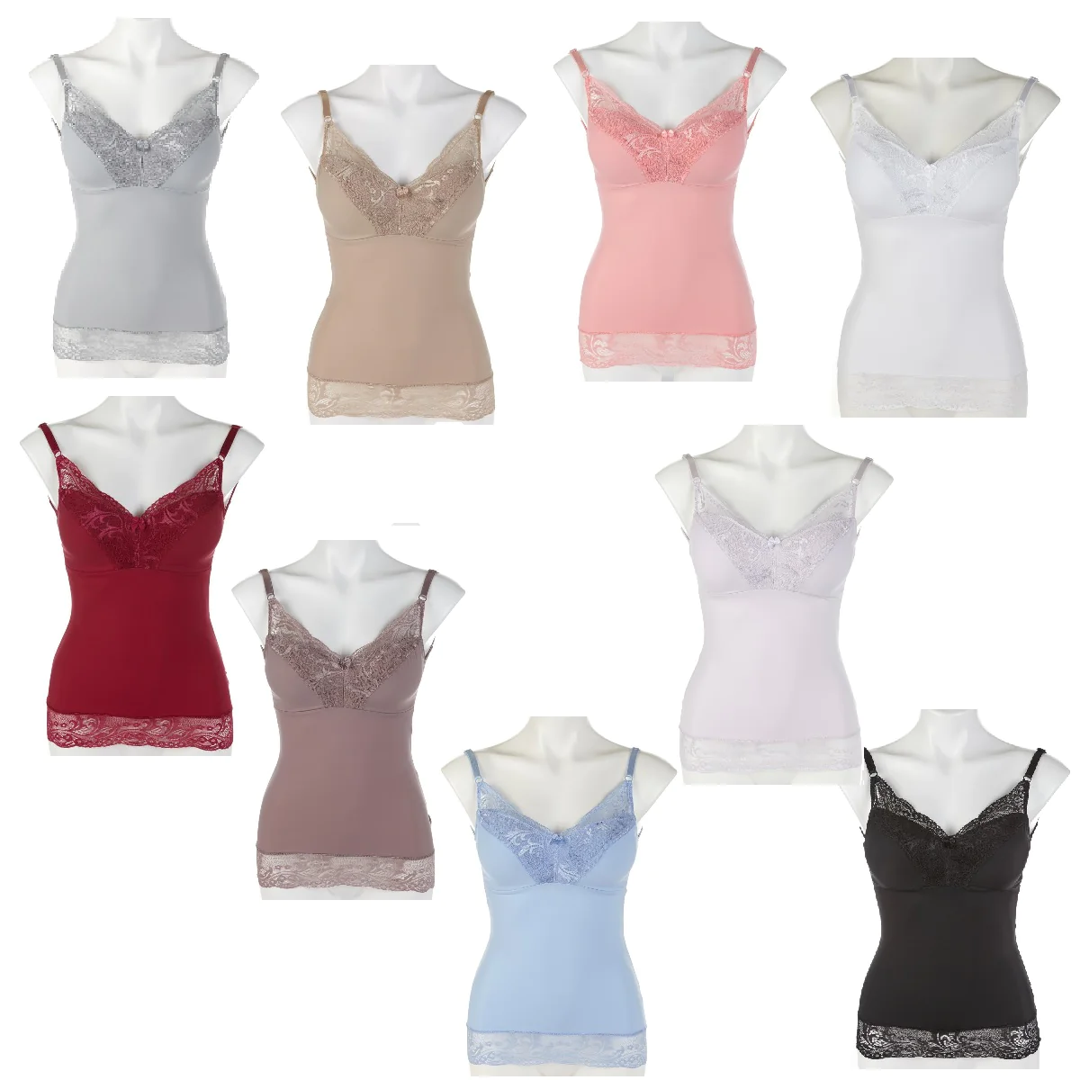 Rhonda Shear 2 Pack Pin-Up Lace Camisole 527888-J