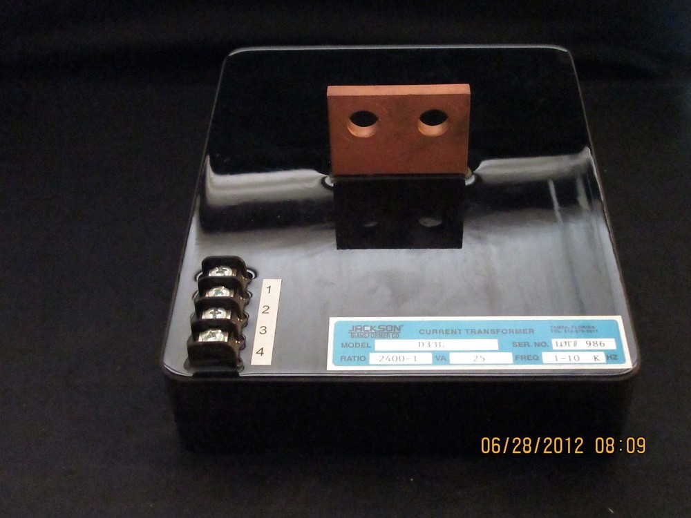 Jackson Transformer Current Transformer D33L *New*
