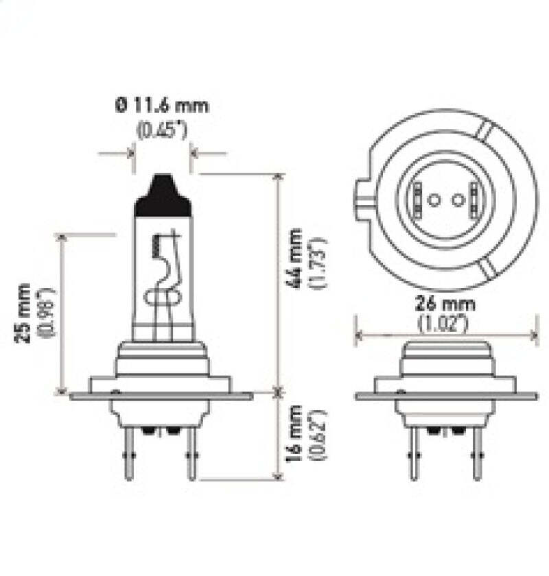 Hella H7 Halogen H7 Bulb