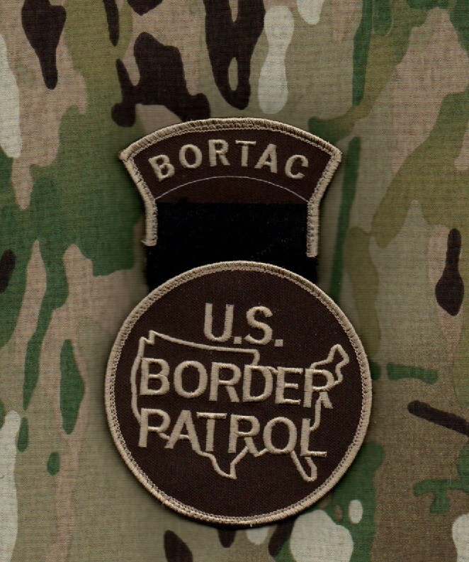 UNITED STATES BORDER SECURITY SP OPS GROUP velkrö CAMO 2-PC: BORTAC TAB + PATCH