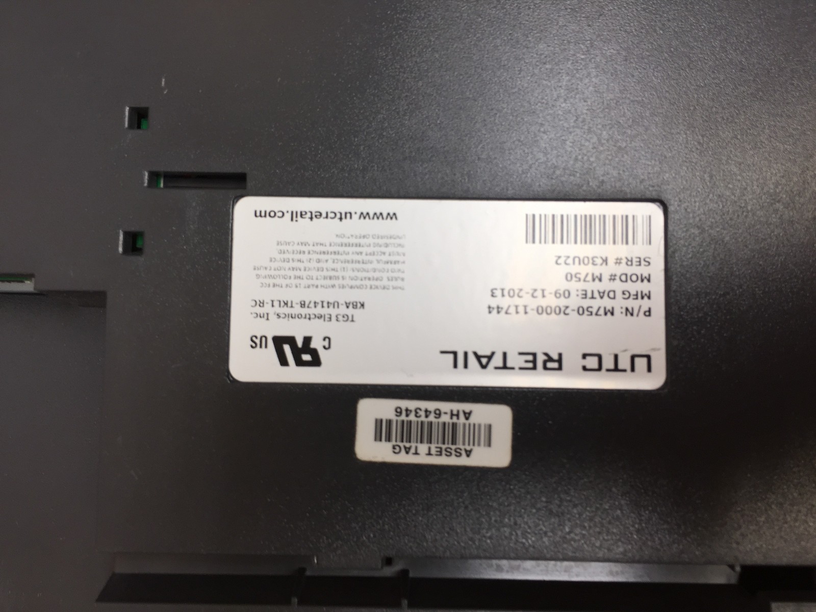 UTC RETAIL 5100 Series POS Keyboard M750-2000-11744 free shipping