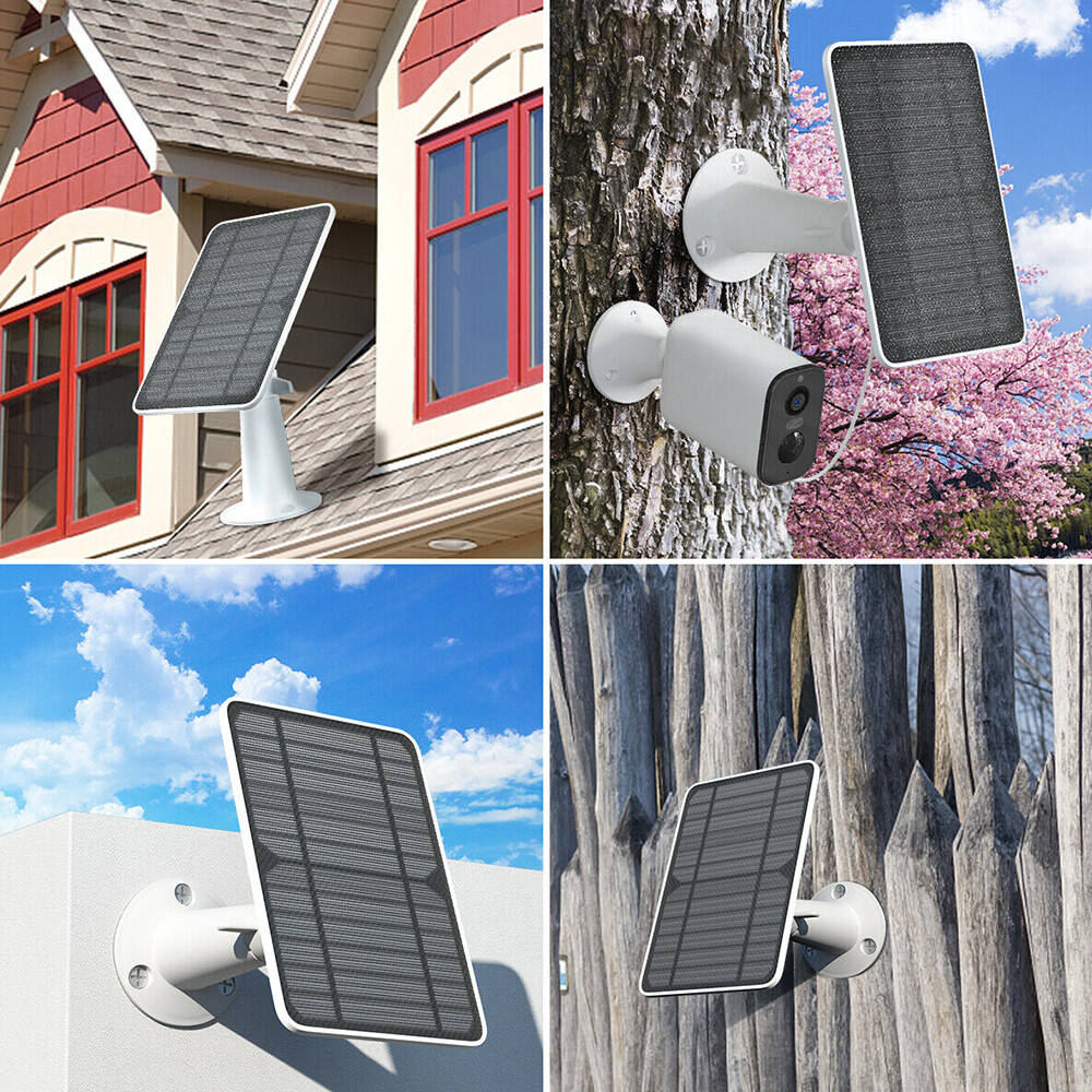 Solar Panels with 9.8ft Power Cable for Eufy Eufycam Cam E/2C/E/2 Pro Wall Mount