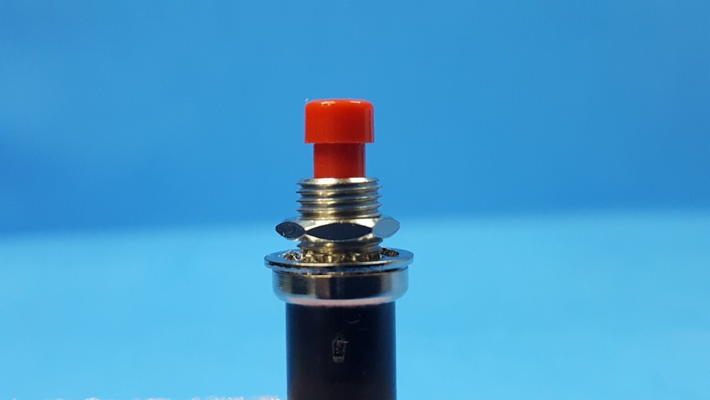 (1 pc) Miniature Pushbutton Switch, MSPS103C, Alco Switch, 125VAC, 0.50A,