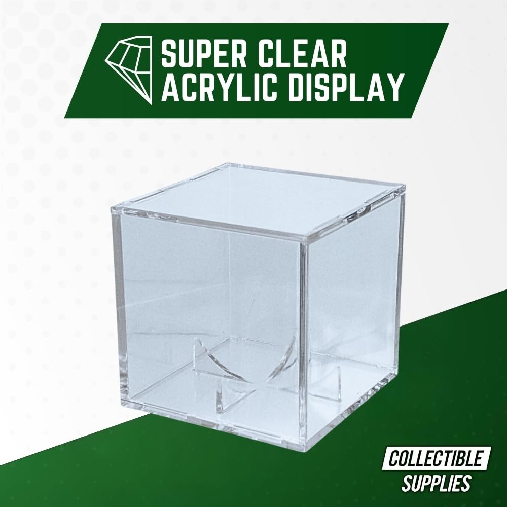 UV Protected Baseball Display Case | Acrylic 1 Cube, Clear