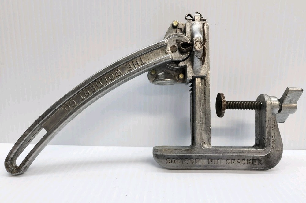 Squirrel Nut Cracker Model 300 Aluminum Nutcracker The Woldert Co. Clamp On