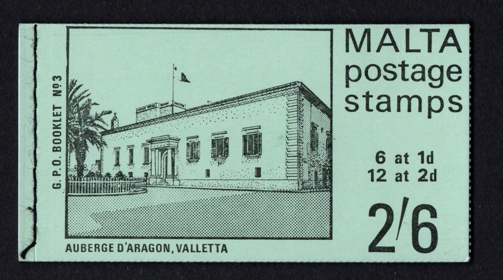 Malta 1971 2/6d Complete booklet SB3. (R4585)