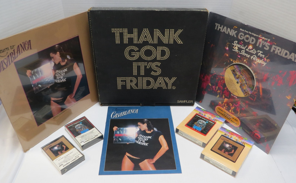 KISS OFFICIAL CASABLANCA THANK GOD ITS FRIDAY PROMO SAMPLER BOX SET AUCOIN 1978