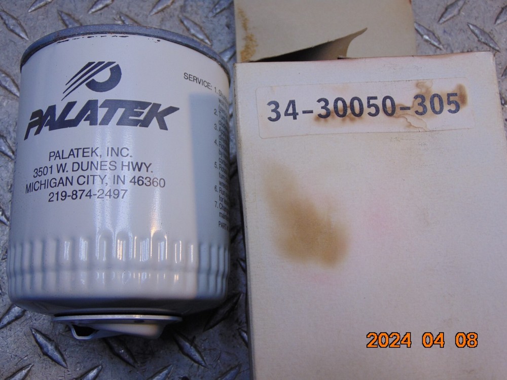 OEM PALATEK 34-30050-305 Oil Filter SLIGHT RUST ON BOTTOM
