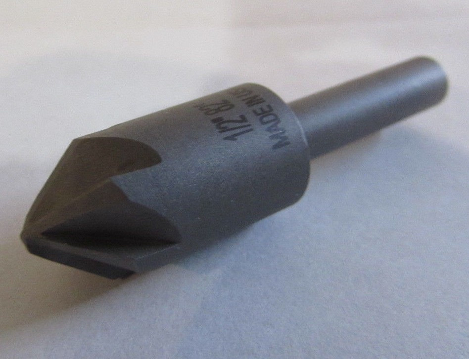 6-FLUTE 1/2" COUNTERSINK--U.S.A.--90 DEGREE