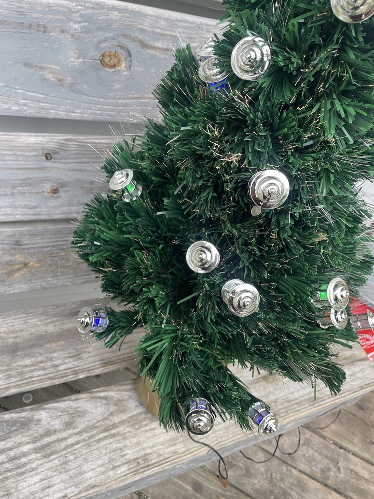 36 Inch Fiber Optic Christmas Tree Continuously Changes Color Lanterns Beautiful