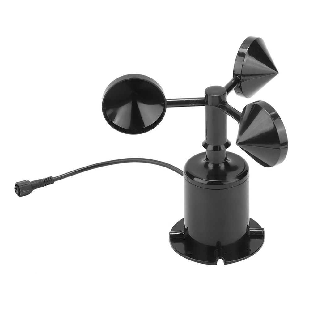 Environment Anemometer Output Pulse Type Three Cups Wind Speed Sensor