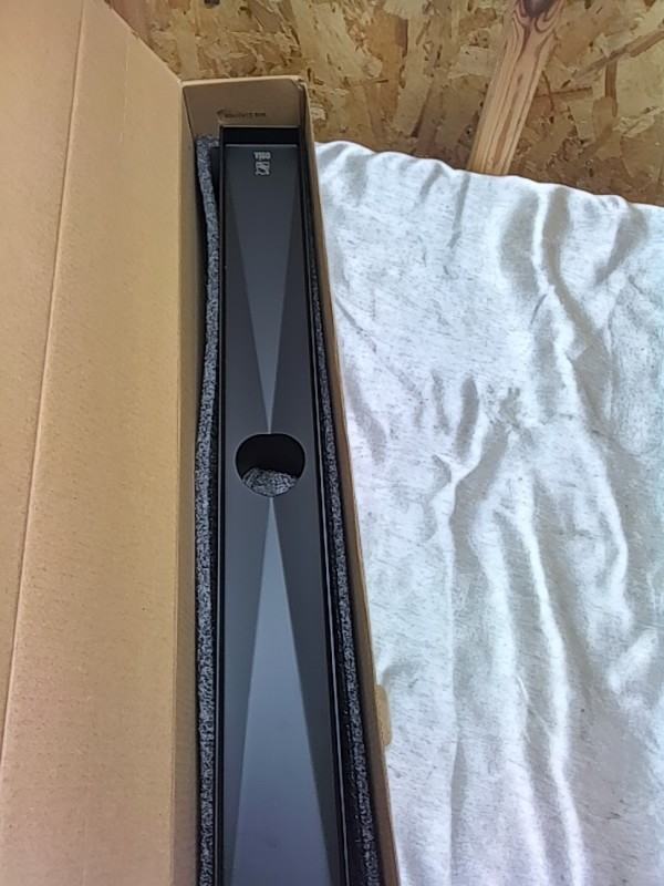 Vigo VG07002MB 24" Linear Shower Drain - Matte Black