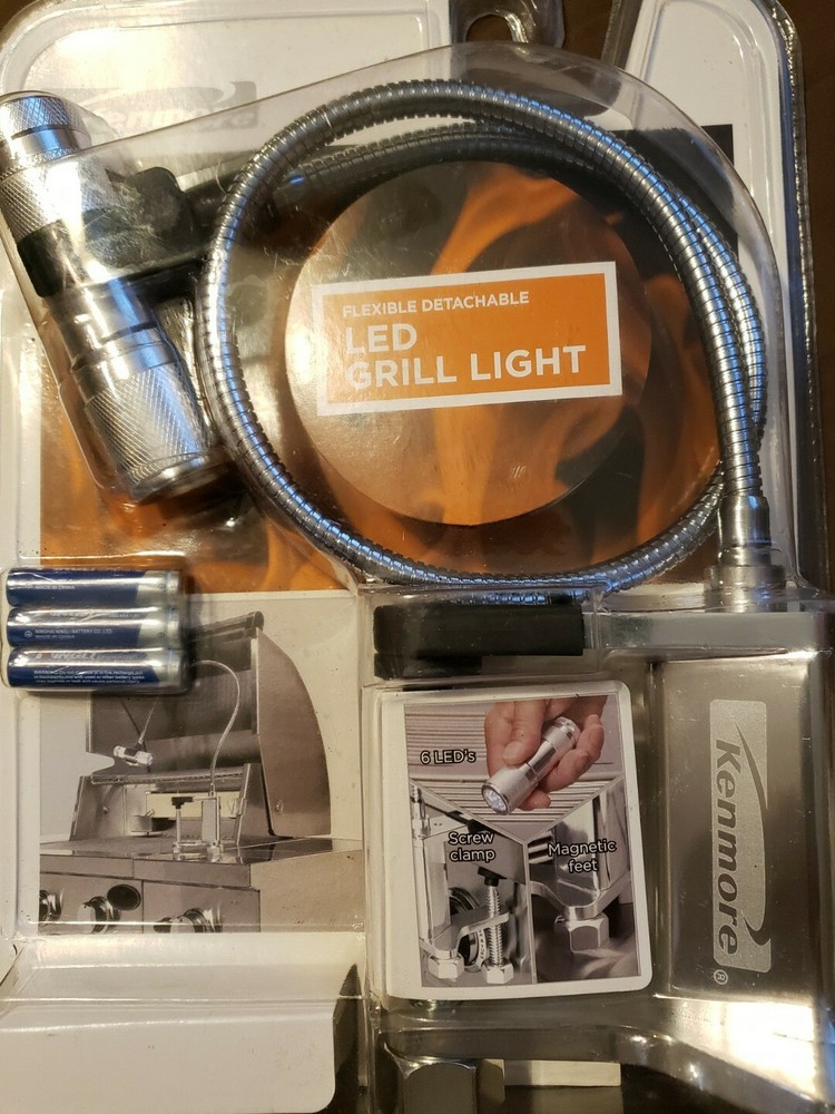 Kenmore Flexible 6 LED Grill Light with Clip And Magnet Base