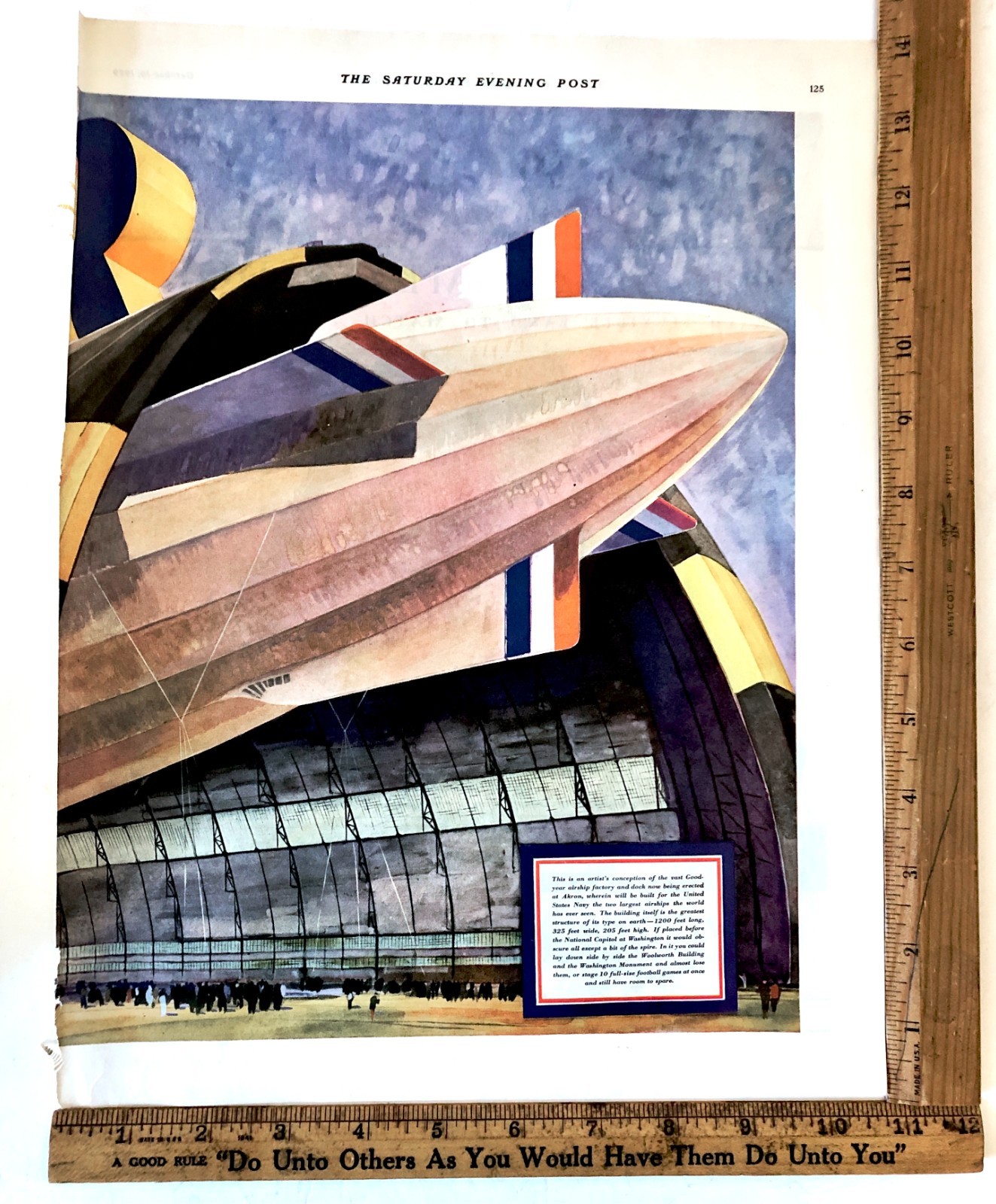 Vintage 1929 Bulova Watches Advertising Sign Original Ad