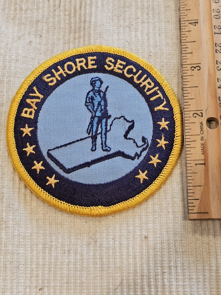 1980s 1990s US Army Bay Shore Command Security Patch L@@K!!!