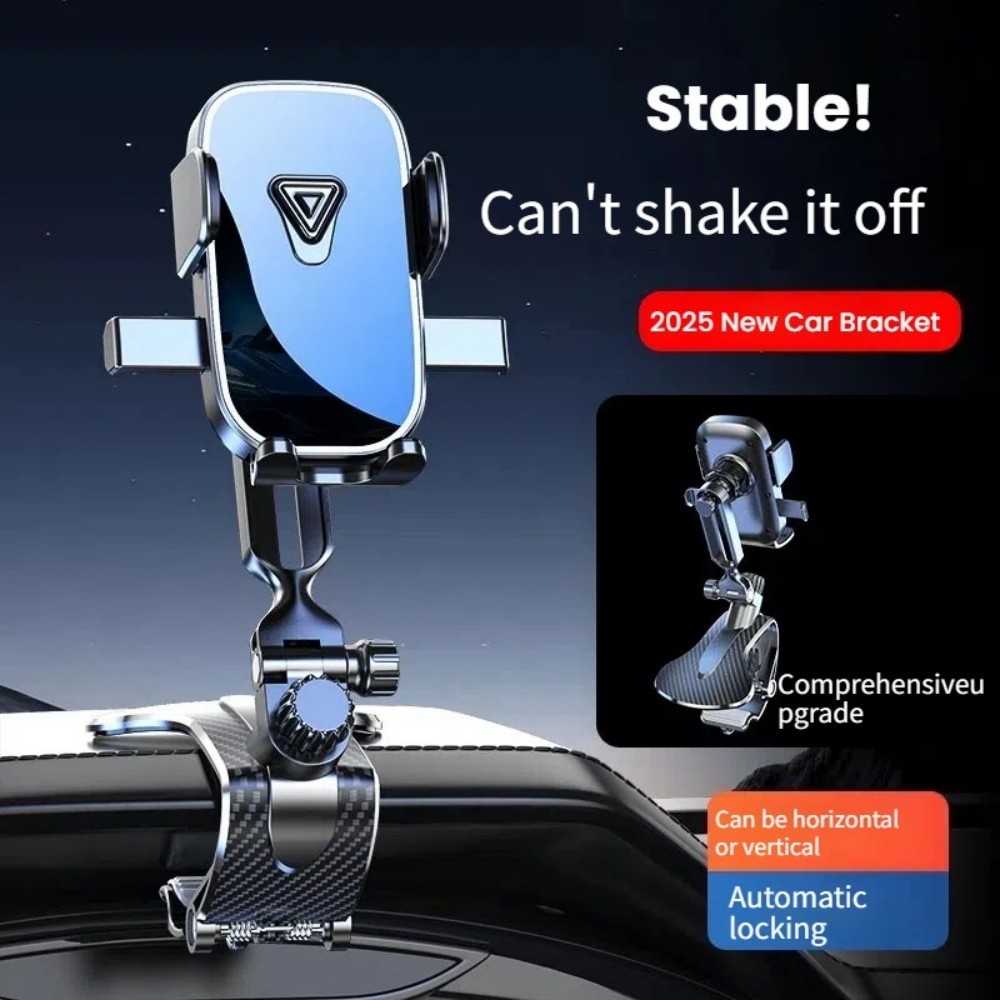 Universal 360° Car Phone Mount Holder For Cell Phone Samsung Galaxy iPhone Stand