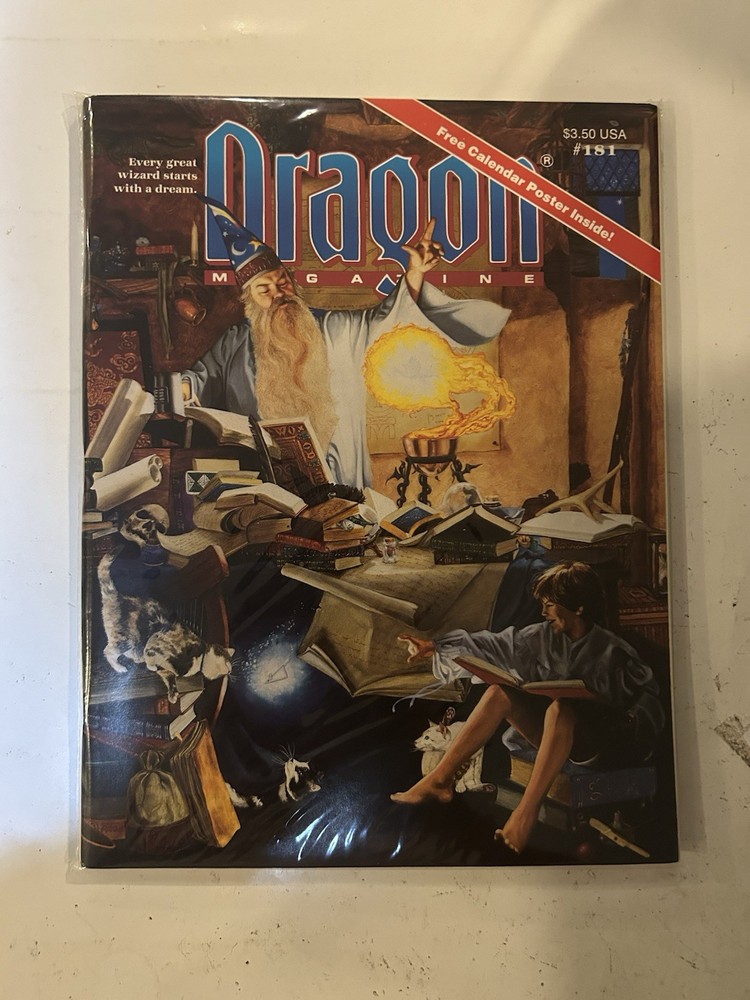 TSR: Dragon Magazine: Issue #181