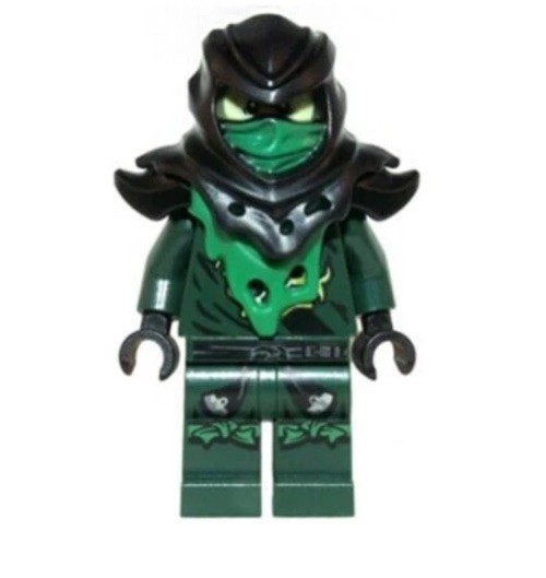 LEGO Ninjago possessed  Lloyd Minifigure Green Ninja Black Armor