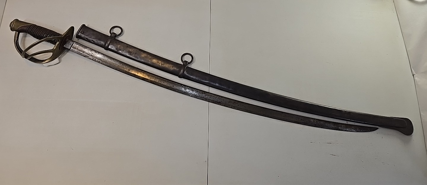 Providence Tool Co. Civil War Model 1860 Cavalry Sword w/Scabbard - 1862