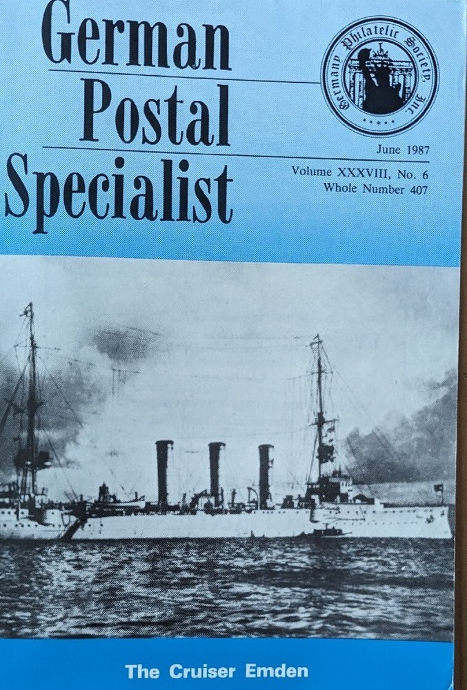 German Postal Specialist Jun 1987 Postwar Postal History Reichs-Lufkursbuch
