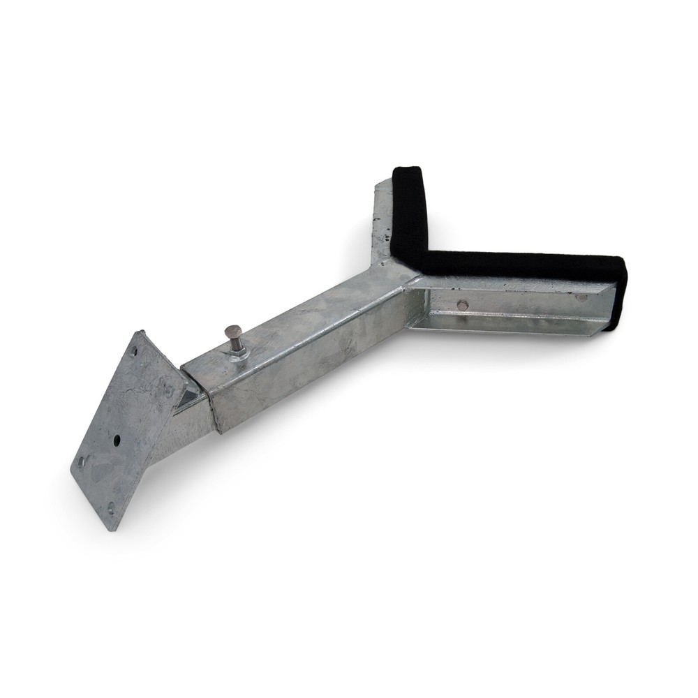 Bow Rest Catcher Assembly for Boat Trailer Adjustable Galvanized Post Carpeted