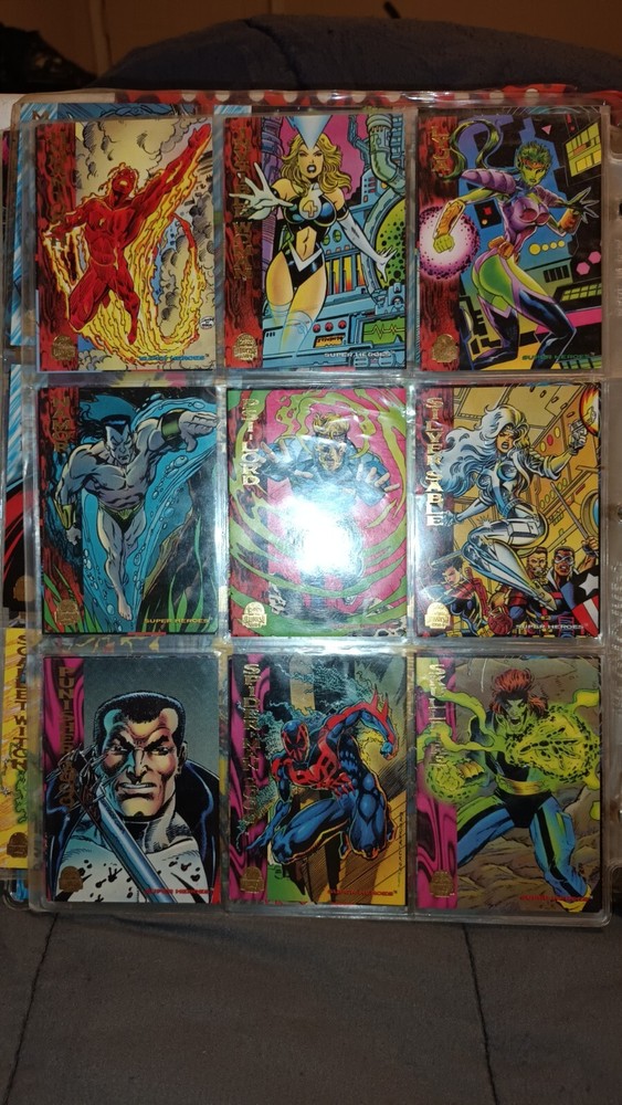 marvel universe cards 1994 complete set