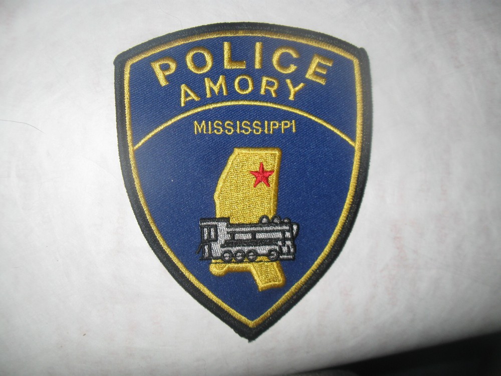 AMORY MISSISSIPPI POLICE PATCH ( WITH TRAIN)