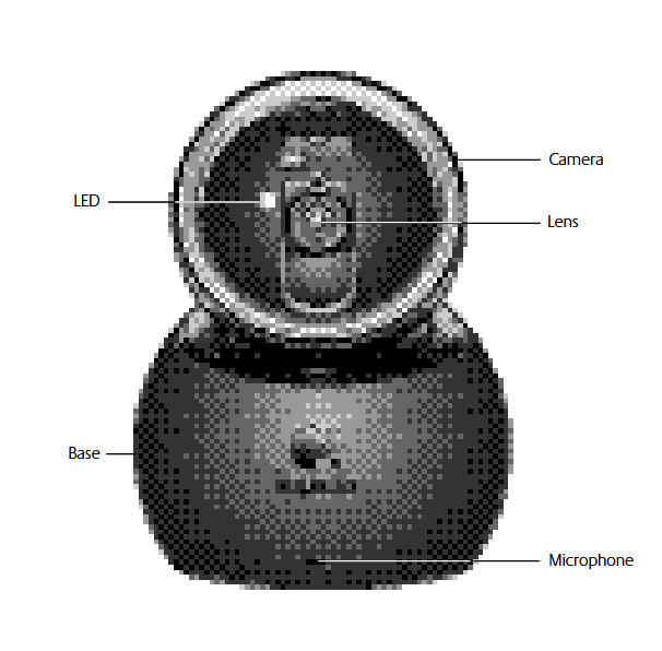 Logitech QuickCam Orbit MP Webcam V-UAY22 with 1.3 MP, Mic & 6ft USB Cable