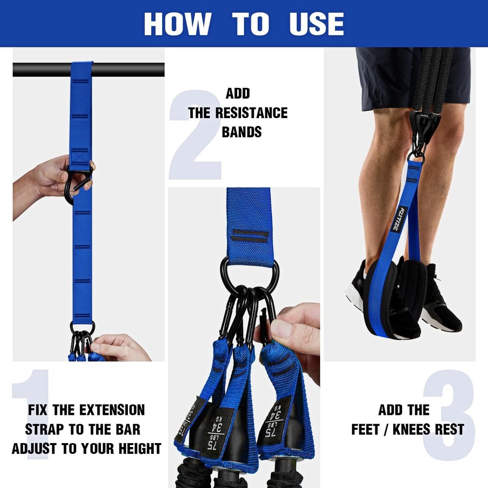 Pull Up Assistance Bands, Pull Up Bar Resistance Bands, Pull Up Bands for Enh...