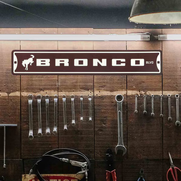 Ford Bronco Blvd Metal Street Sign * Must Have for Bronco Fans! FREE US SHIPPING