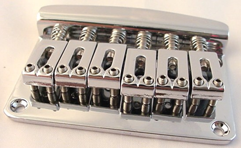 CHROME ELECTRIC GUITAR BRIDGE HARDTAIL through body
